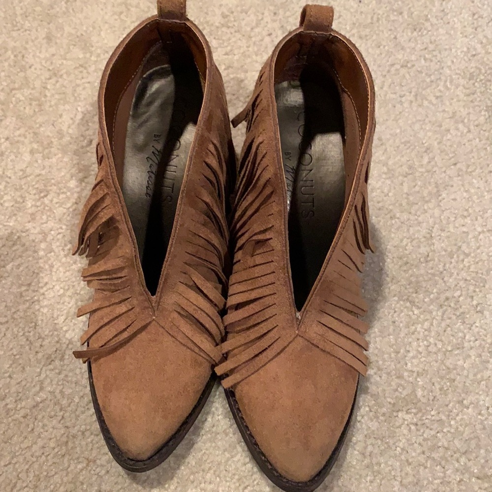 COPY - Coconuts fringe ankle boot